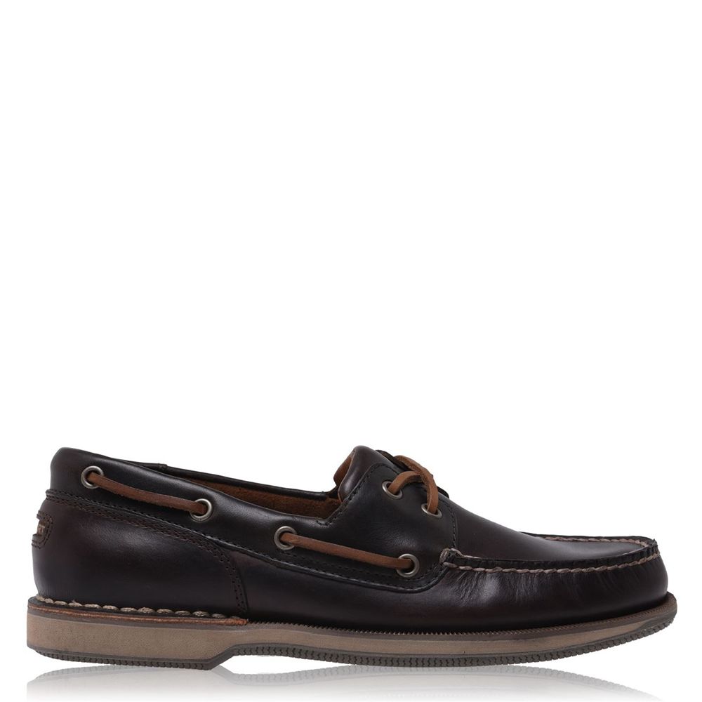 Rockport Men's Perth Fw Sn99 Loafers - Dark Brown - USA (0532SOYJI)